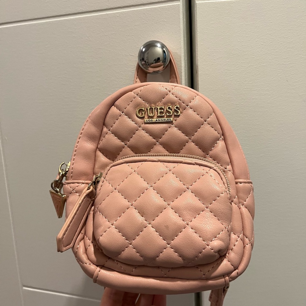Guess Pink Micro Mini Bag Crossbody Purse